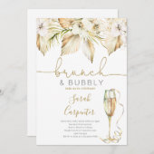 Invitation Brunch & Bubbly Boho Bridal Shoch (Devant / Derrière)