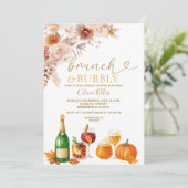 Invitation Brunch & Bubbly Burnt Orange Bridal Shower (Debout devant)