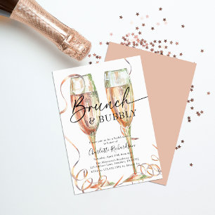 Invitation Brunch & Bubbly Champagne Bridal Douche