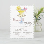 Invitation Brunch & Bubbly Cocktail Roses de citron (Debout devant)