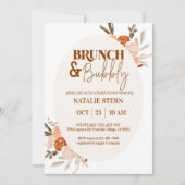 Invitation Brunch & Bubbly, Fête des mariées, Bridal florale (Devant)