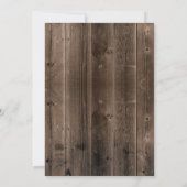 Invitation Brunch & Bubbly Fête des mariées florale rustique (Dos)