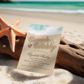 Invitation Brunch Bubbly Fête des mariées Summer Beach Starfi