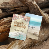 Invitation Brunch Bubbly Fête des mariées Summer Beach Starfi