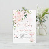 Invitation Brunch Bubbly H2 Blush Anthuriums Rose Peonies (Debout devant)
