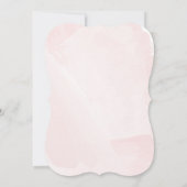 Invitation Brunch & Bubbly Rose rose Fête des mariées (Dos)