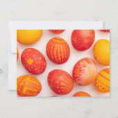 Invitation BRUNCH & CHASSE de Pâques COLORÉ (Dos)