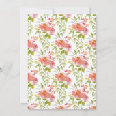 Invitation Brunch Chic et Floral Bulles (Dos)