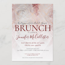 Brunch chic floral géométrique moderne de Fête de