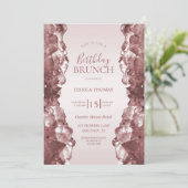 Invitation Brunch d'anniversaire en Quartz Rose (Debout devant)