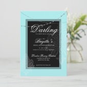 Invitation Brunch de baby shower avec la mariée  (Debout devant)