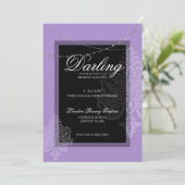 Invitation Brunch de baby shower avec la mariée (Debout devant)