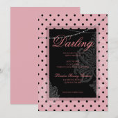 Invitation Brunch de baby shower avec la mariée (Devant / Derrière)