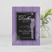 Invitation Brunch de baby shower avec la mariée (Debout devant)