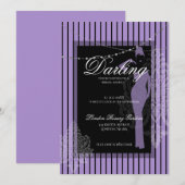 Invitation Brunch de baby shower avec la mariée (Devant / Derrière)