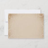 Invitation Brunch de Courrier-Mariage - manuscrit, pourpre (Dos)