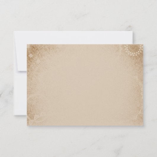 Invitation Brunch de Courrier-Mariage - manuscrit, pourpre (Dos)