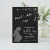 Invitation Brunch de diamant avec la bosse (Debout devant)