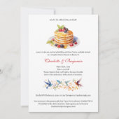 Invitation Brunch de douche pour couples élégants (Devant)