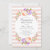 Invitation Brunch de graduation de Broussailler et de Fleur (Devant)