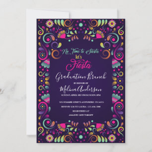 Invitation Brunch de graduation Fiesta