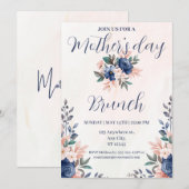 Invitation Brunch de la Fête des mères (Devant / Derrière)