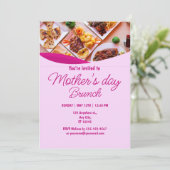 Invitation Brunch de la Fête des mères (Debout devant)