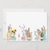 Invitation Brunch de la fête des mères | Fleurs sauvages et c (Dos)