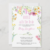 Invitation Brunch de la mariée de la prairie fleur sauvage av (Devant)