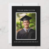 Invitation Brunch de la photo de la fin d'études (Devant)