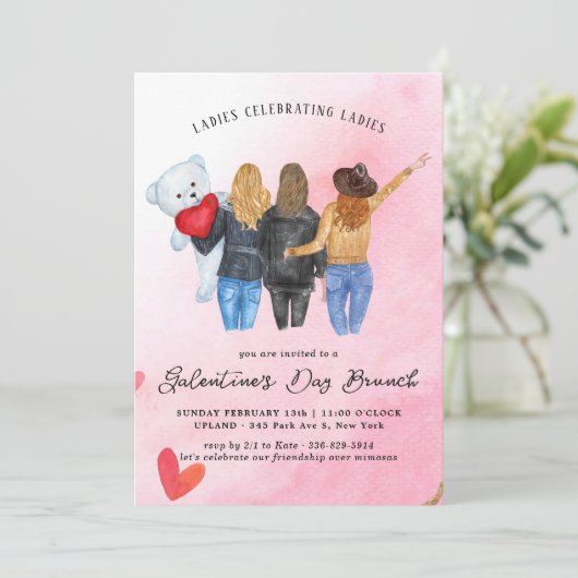 Invitation Brunch de la Saint-Galentin (Debout devant)