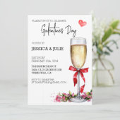 Invitation Brunch de la Saint-Galentin Champagne (Debout devant)