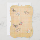 Invitation Brunch de lapin de Pâques et papillon et chasse au (Dos)