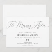 Invitation Brunch de mariage (Devant / Derrière)