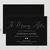 Invitation Brunch de mariage (Devant / Derrière)