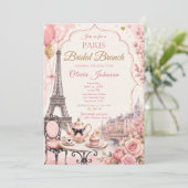 Invitation Brunch de mariage à Paris (Debout devant)