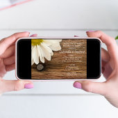 Invitation Brunch de mariage au White Daisy et Barn Wood