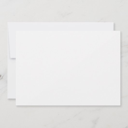 Invitation Brunch de mariage blanc orchidée (Dos)