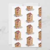 Invitation Brunch de mariage | crêpe (Dos)