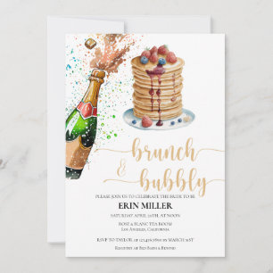 Invitation Brunch de mariage Crêpe