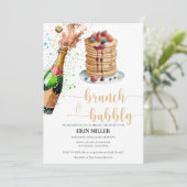 Invitation Brunch de mariage | Crêpe (Debout devant)