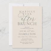Invitation Brunch de Mariage Féérique Moderne (Devant)
