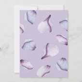 Invitation Brunch de mariage | Floral pastel (Dos)