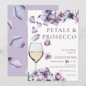 Invitation Brunch de mariage | Floral pastel (Devant / Derrière)