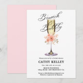 Invitation Brunch de marque personnalisée et Fête des mariées (Devant / Derrière)