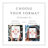 Invitation Brunch de Noël à Père Noël