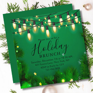 Invitation Brunch de Noël Brunch de Noël Chic Floral