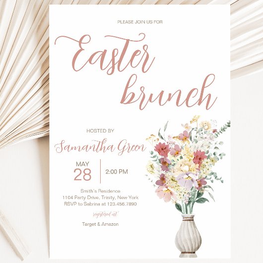 Invitation Brunch de Pâques