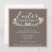 Invitation Brunch de Pâques (Devant / Derrière)
