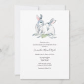 Invitation Brunch de Pâques Baby shower Hommes Neutre (Devant)